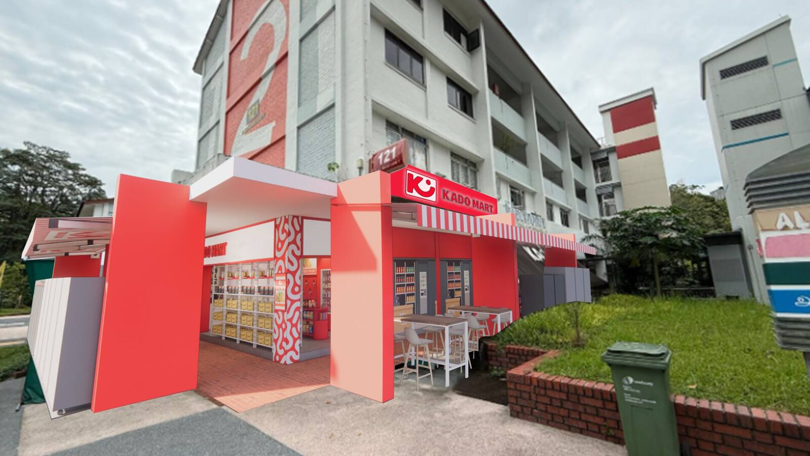 A KADO MART shopfront